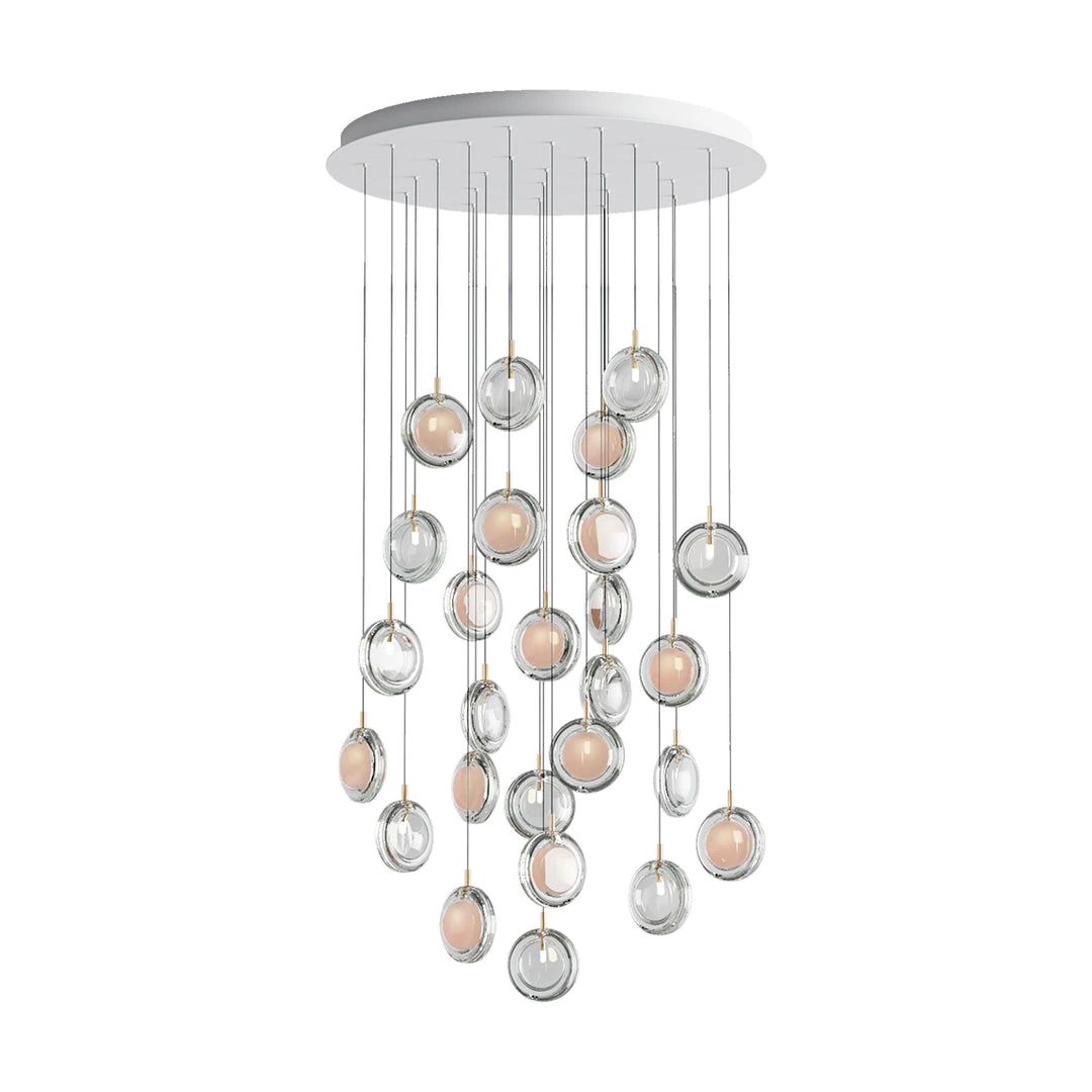 Vakkerlight Lens Glass Pendant Lamp