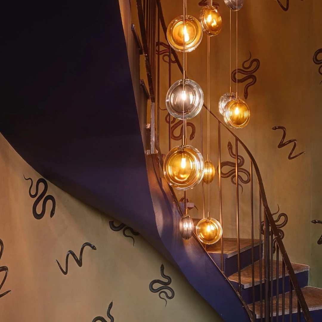 Vakkerlight Lens Glass Pendant Lamp