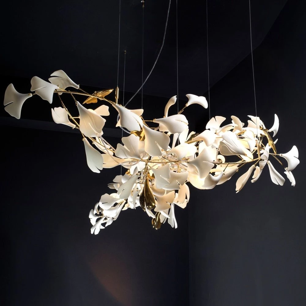 Vakkerlight Light Sculpture Gingko Chandelier G Chandeliers