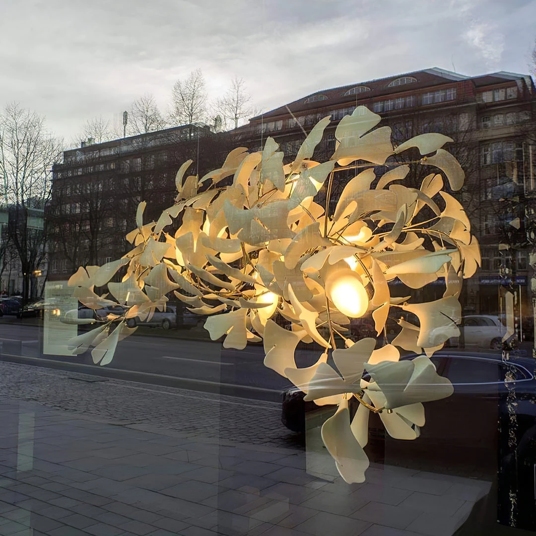 Vakkerlight Light Sculpture Gingko Chandelier G Chandeliers