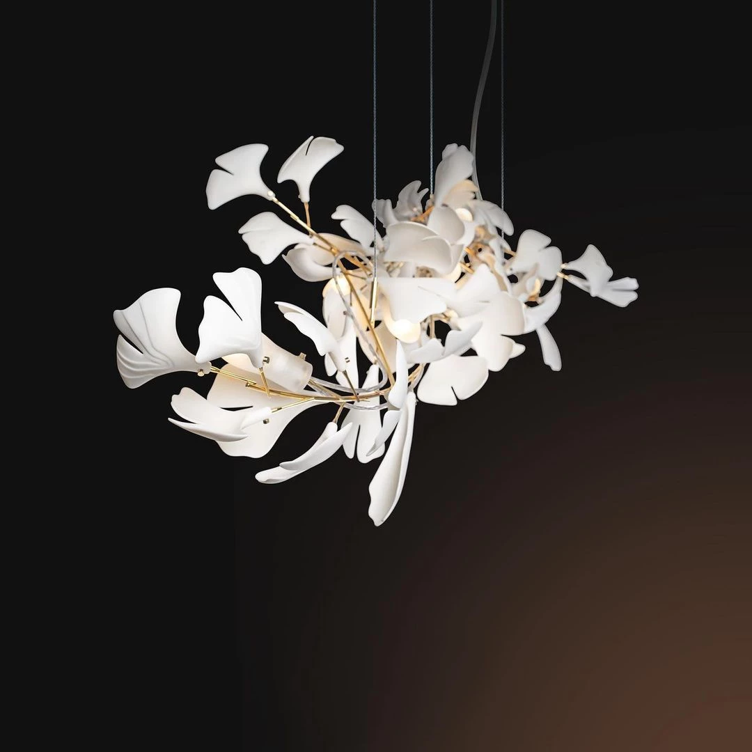 Vakkerlight Light Sculpture Gingko Chandelier G Chandeliers