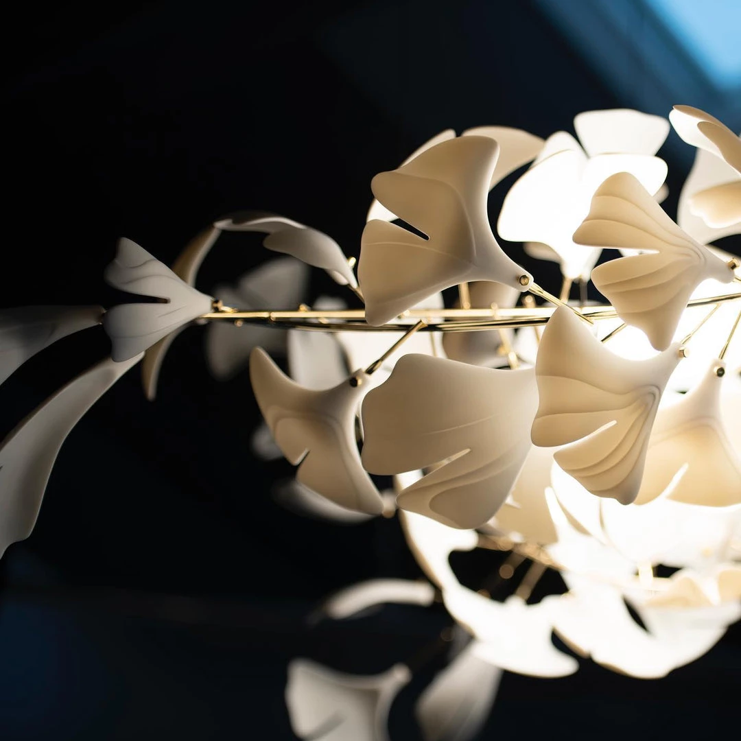 Vakkerlight Light Sculpture Gingko Chandelier G Chandeliers