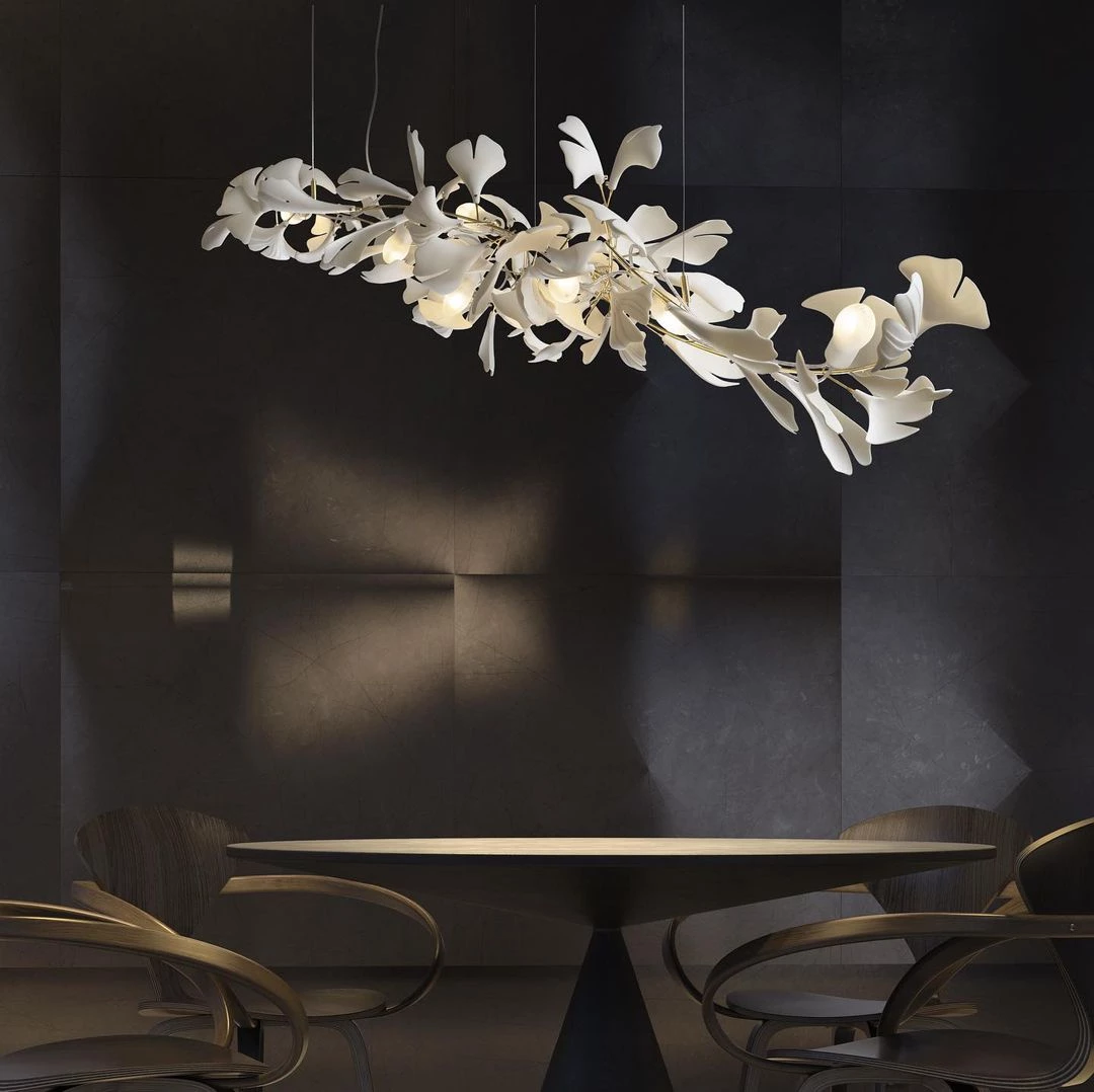 Vakkerlight Light Sculpture Gingko Chandelier G Chandeliers