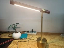 Vakkerlight Linear Wood LED Task Light Table Lamps