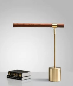 Vakkerlight Linear Wood LED Task Light Table Lamps
