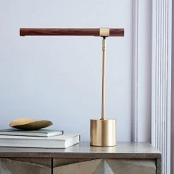 Vakkerlight Linear Wood LED Task Light Table Lamps