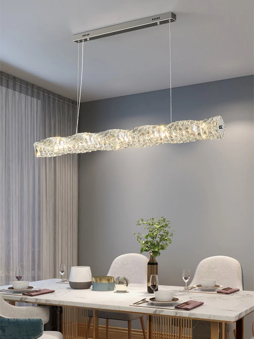 Vakkerlight Long Crystal Pendant Lamp