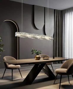 Vakkerlight Long Crystal Pendant Lamp