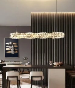 Vakkerlight Long Crystal Pendant Lamp