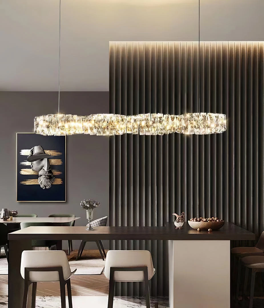 Vakkerlight Long Crystal Pendant Lamp