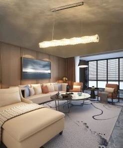 Vakkerlight Long Crystal Pendant Lamp