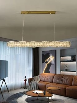 Vakkerlight Long Crystal Pendant Lamp