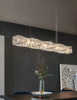 Vakkerlight Long Crystal Pendant Lamp