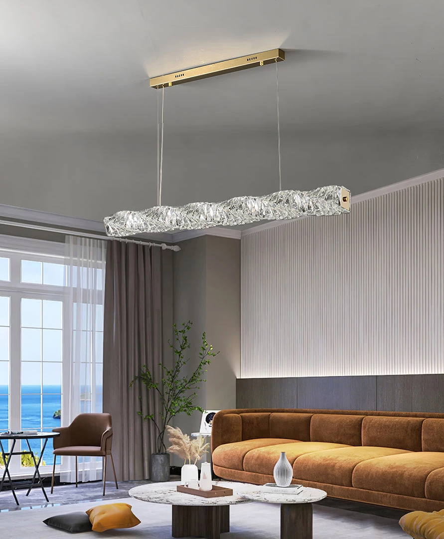 Vakkerlight Long Crystal Pendant Lamp