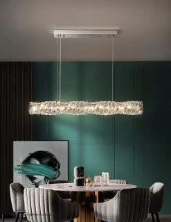 Vakkerlight Long Crystal Pendant Lamp