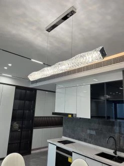 Vakkerlight Long Crystal Pendant Lamp