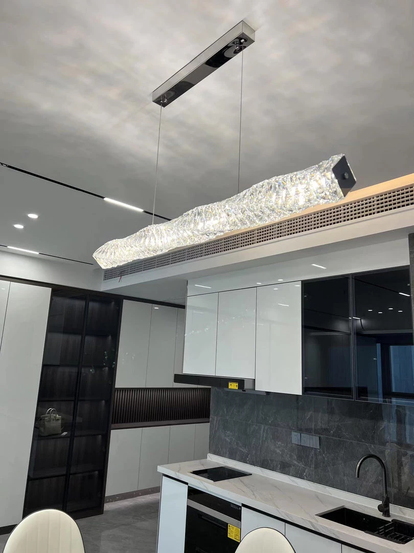 Vakkerlight Long Crystal Pendant Lamp