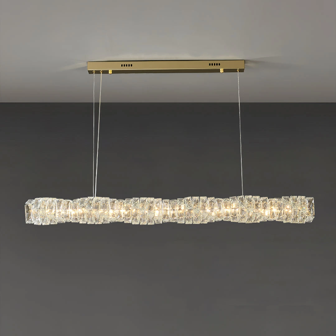 Vakkerlight Long Crystal Pendant Lamp