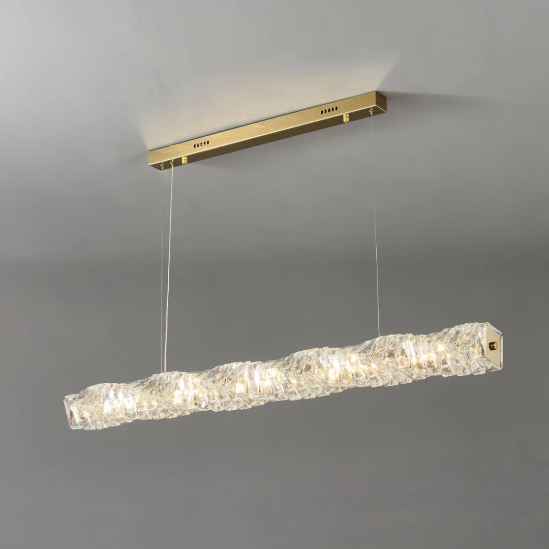 Vakkerlight Long Crystal Pendant Lamp