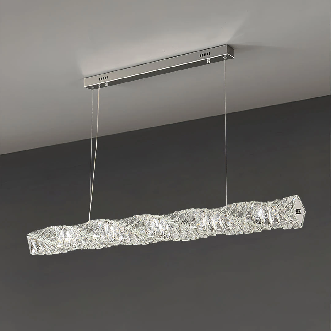 Vakkerlight Long Crystal Pendant Lamp