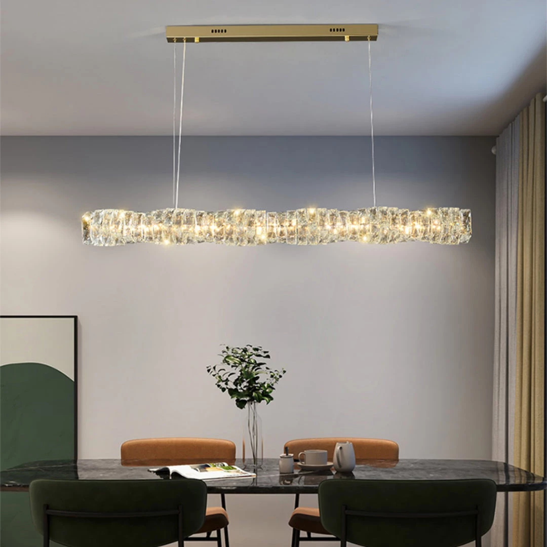 Vakkerlight Long Crystal Pendant Lamp
