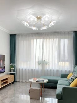 Vakkerlight Lotus Leaf Glass Ceiling Lamp