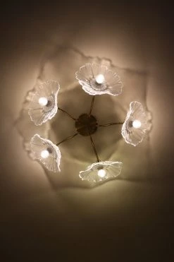 Vakkerlight Lotus Leaf Glass Ceiling Lamp
