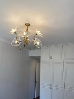 Vakkerlight Chandeliers Lotus Leaf Glass Chandelier