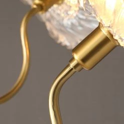 Vakkerlight Chandeliers Lotus Leaf Glass Chandelier