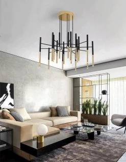 Vakkerlight Metal Tubular Chandelier Chandeliers