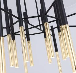 Vakkerlight Metal Tubular Chandelier Chandeliers