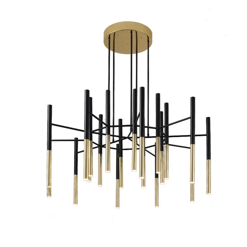 Vakkerlight Metal Tubular Chandelier Chandeliers