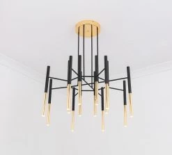 Vakkerlight Metal Tubular Chandelier Chandeliers