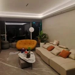 Vakkerlight All Rooms Opal Arc Floor Lamp