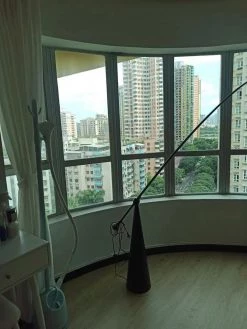 Vakkerlight All Rooms Opal Arc Floor Lamp