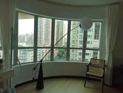 Vakkerlight All Rooms Opal Arc Floor Lamp