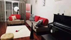 Vakkerlight All Rooms Opal Arc Floor Lamp