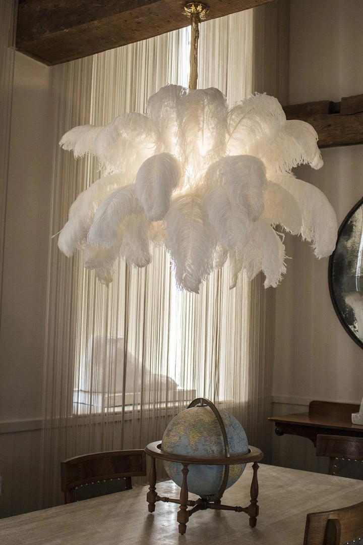 Vakkerlight Ostrich Feather Chandeliers