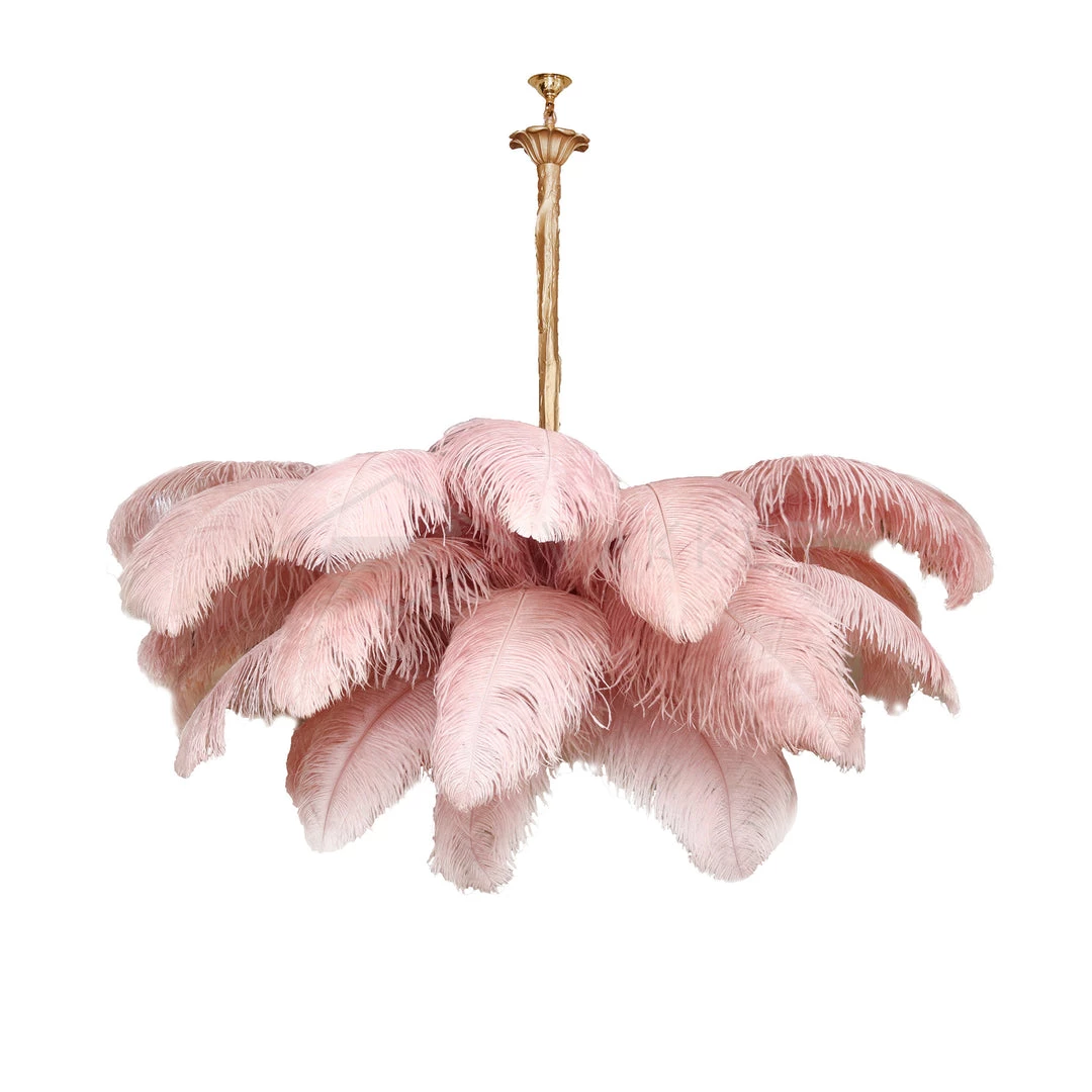 Vakkerlight Ostrich Feather Chandeliers