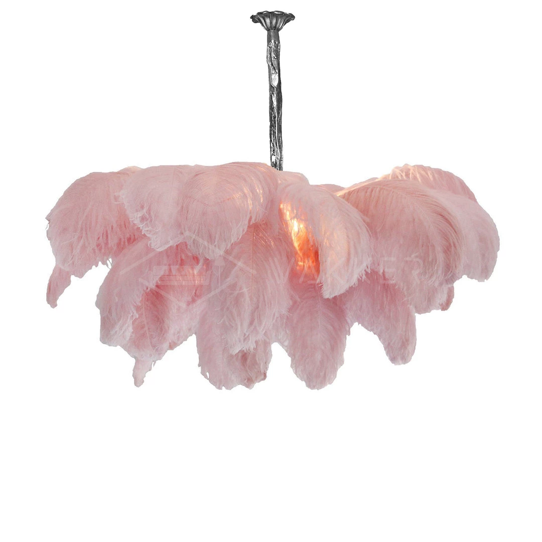 Vakkerlight Ostrich Feather Chandeliers