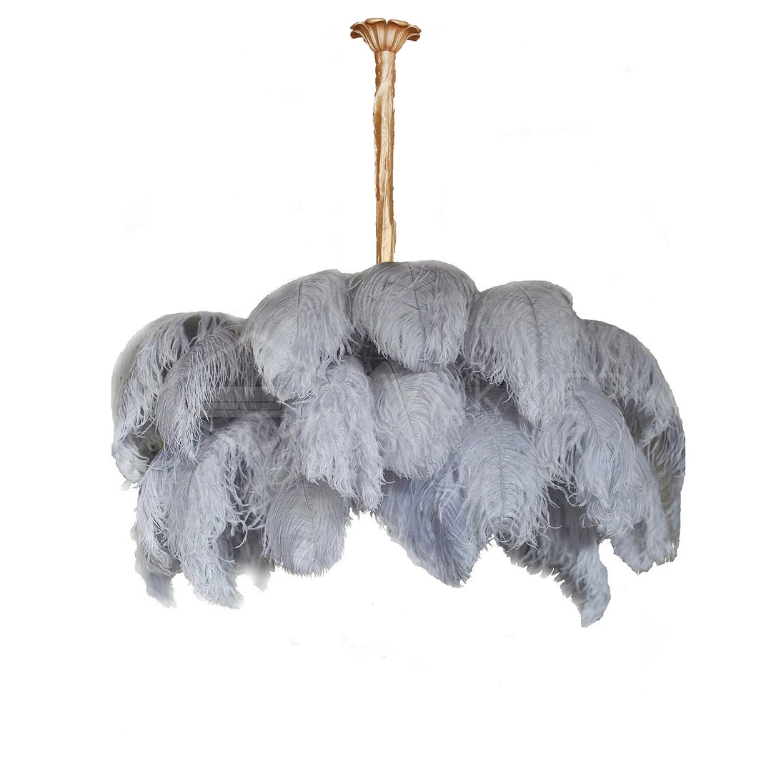 Vakkerlight Ostrich Feather Chandeliers
