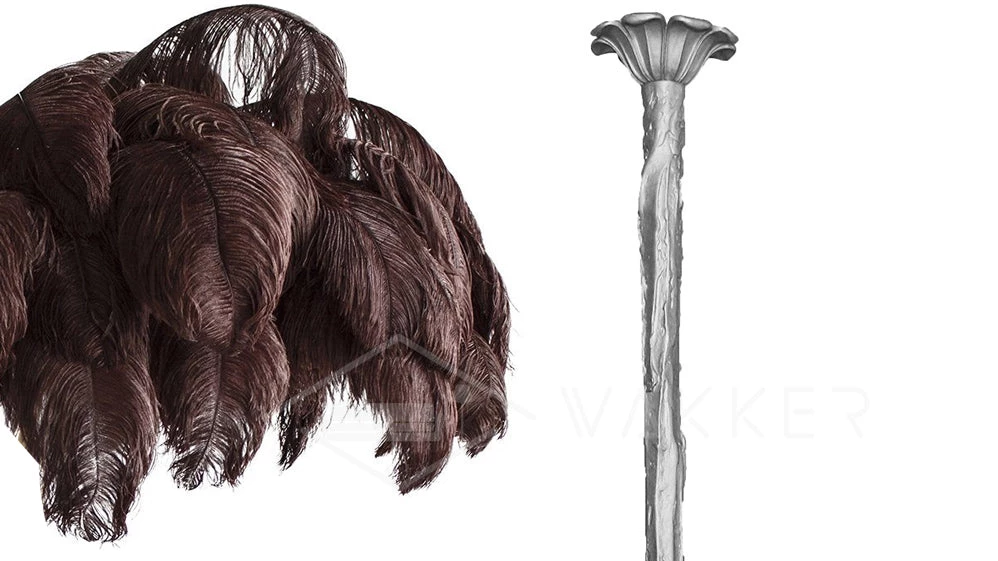 Vakkerlight Ostrich Feather Chandeliers