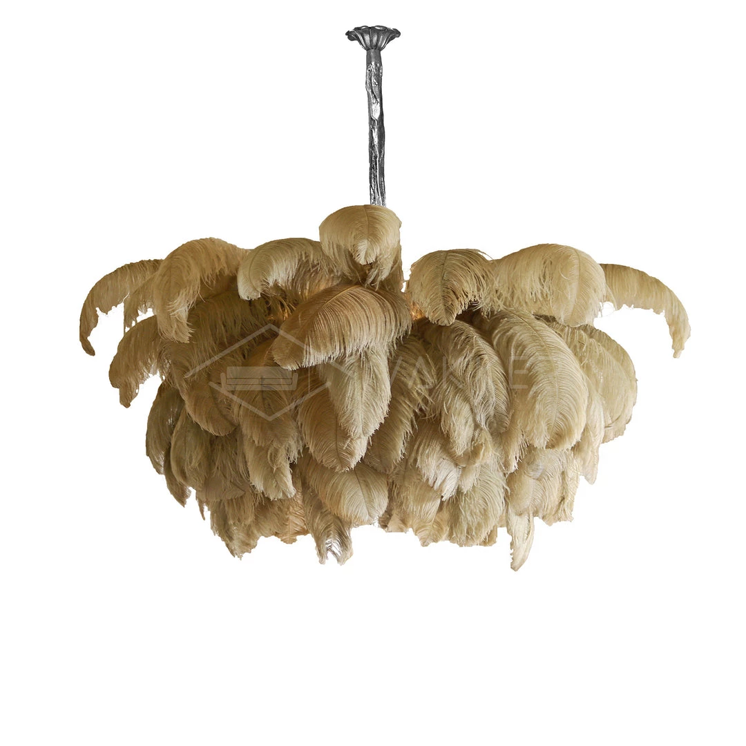 Vakkerlight Ostrich Feather Chandeliers