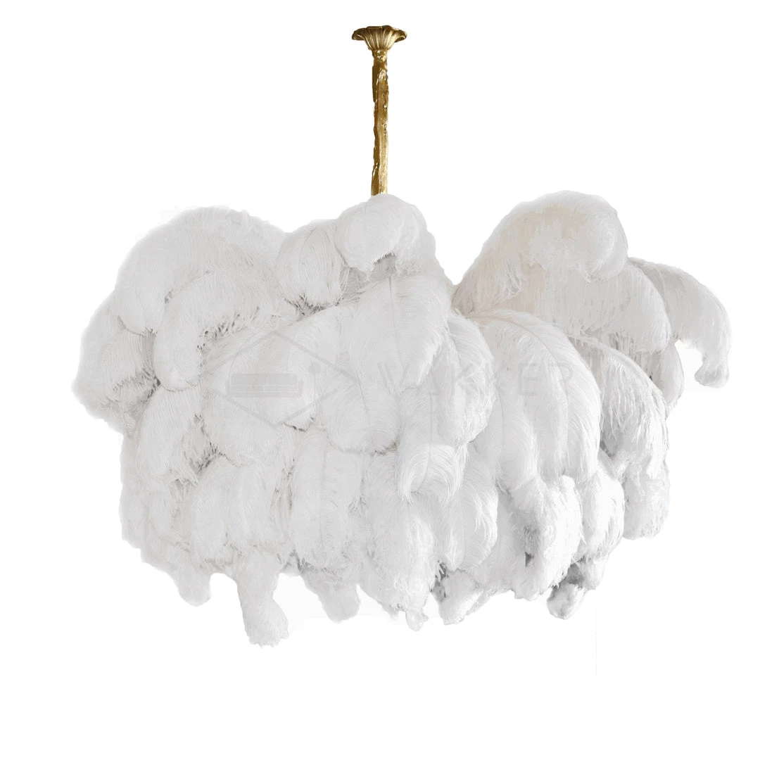 Vakkerlight Ostrich Feather Chandeliers