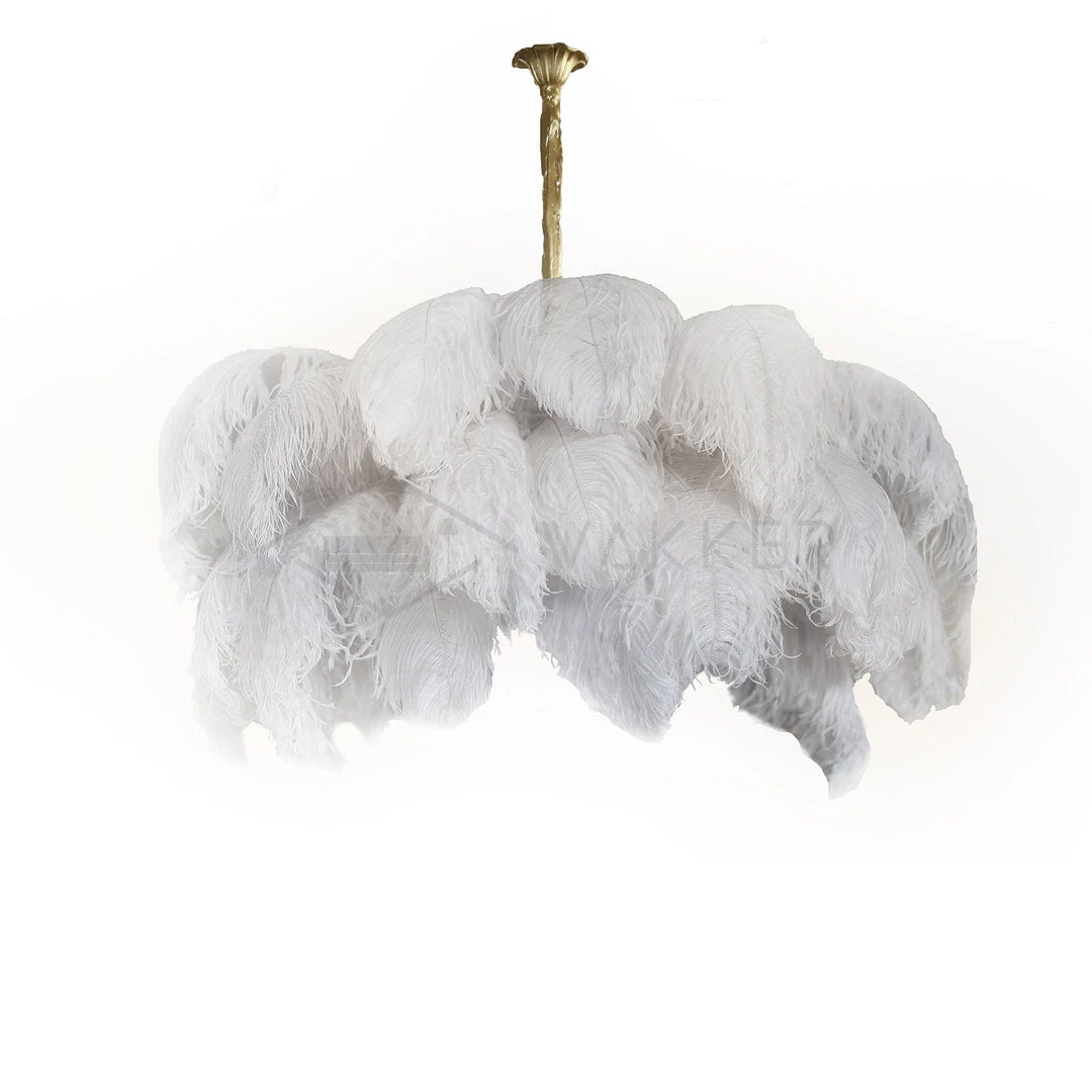 Vakkerlight Ostrich Feather Chandeliers
