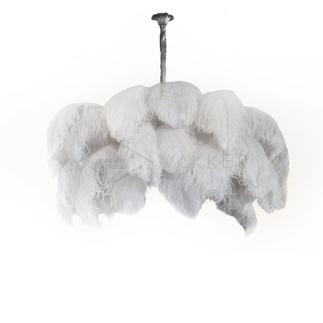 Vakkerlight Ostrich Feather Chandeliers