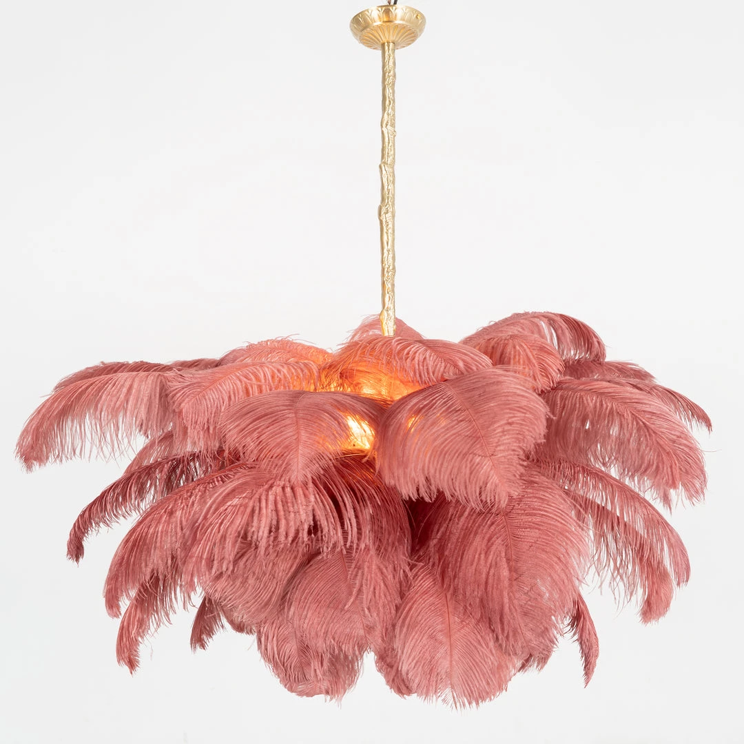 Vakkerlight Ostrich Feather Chandeliers