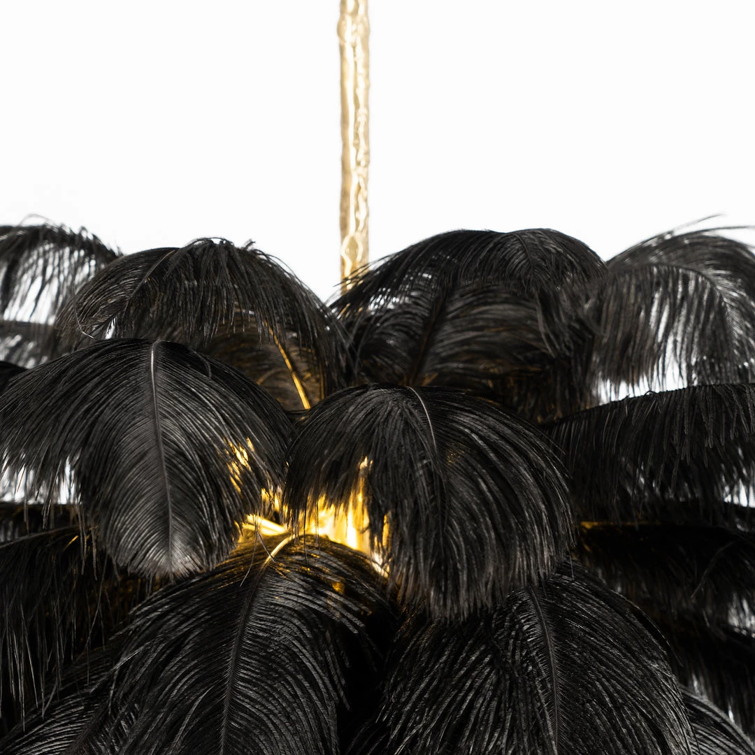 Vakkerlight Ostrich Feather Chandeliers