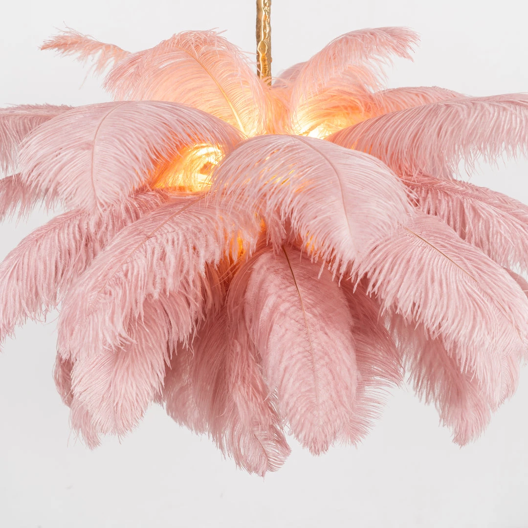 Vakkerlight Ostrich Feather Chandeliers