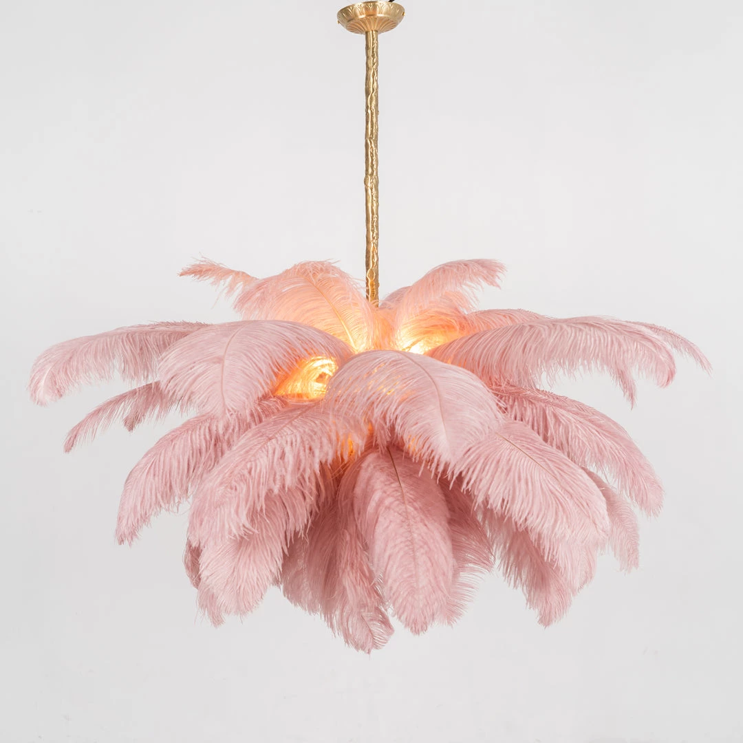 Vakkerlight Ostrich Feather Chandeliers